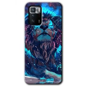 Poco X3 GT Neon Aslan Baskılı Uyumlu Silikon Kılıf