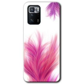 Poco X3 GT Pembe Tüy Baskılı Uyumlu Silikon Kılıf