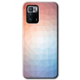 Poco X3 GT Polygon Graident 3 Baskılı Uyumlu Silikon Kılıf