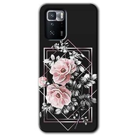Poco X3 GT Retro Çiçek 1 Baskılı Uyumlu Silikon Kılıf