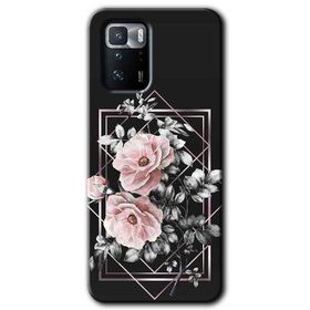 Poco X3 GT Retro Çiçek 1 Baskılı Uyumlu Silikon Kılıf