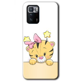 Poco X3 GT Sevimli Kedi Baskılı Uyumlu Silikon Kılıf