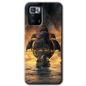 Poco X3 GT Siyah İnci Baskılı Uyumlu Silikon Kılıf