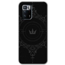 Poco X3 GT Siyah Mandala 1 Baskılı Uyumlu Silikon Kılıf