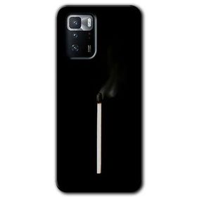 Poco X3 GT Sönmüş Kibrit Baskılı Uyumlu Silikon Kılıf