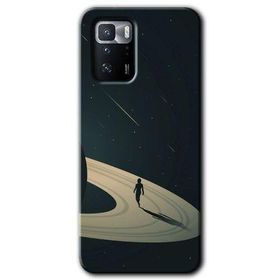 Poco X3 GT Space Planet Baskılı Uyumlu Silikon Kılıf