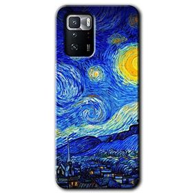 Poco X3 GT Starry Night Baskılı Uyumlu Silikon Kılıf