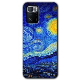 Poco X3 GT Starry Night Baskılı Uyumlu Silikon Kılıf