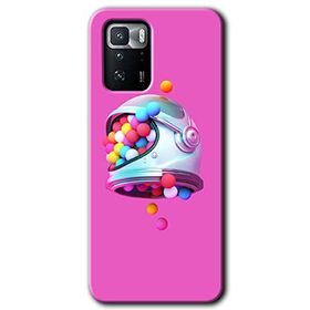 Poco X3 GT Uzay Başlığı Baskılı Uyumlu Silikon Kılıf