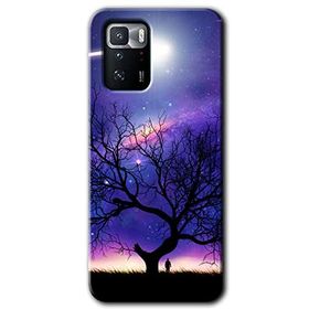 Poco X3 GT Uzay Silüet Baskılı Uyumlu Silikon Kılıf