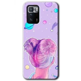Poco X3 GT Uzaylı Kız Baskılı Uyumlu Silikon Kılıf