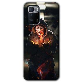 Poco X3 GT V for Fire Baskılı Uyumlu Silikon Kılıf