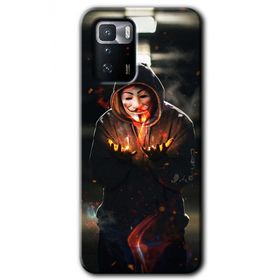 Poco X3 GT V for Fire Baskılı Uyumlu Silikon Kılıf