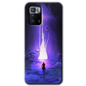 Poco X3 GT Wanderer Silhouette Baskılı Uyumlu Silikon Kılıf