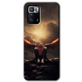 Poco X3 GT Wings of Power Baskılı Uyumlu Silikon Kılıf
