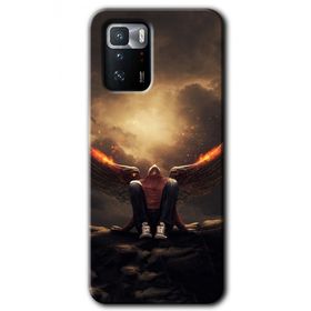 Poco X3 GT Wings of Power Baskılı Uyumlu Silikon Kılıf
