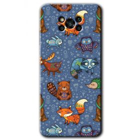 Poco X3 NFC Animals Funny Baskılı Uyumlu Silikon Kılıf