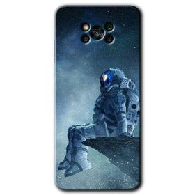 Poco X3 NFC Astronot Yalnızlığı Baskılı Uyumlu Silikon Kılıf