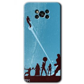 Poco X3 NFC Avengers Team Baskılı Uyumlu Silikon Kılıf