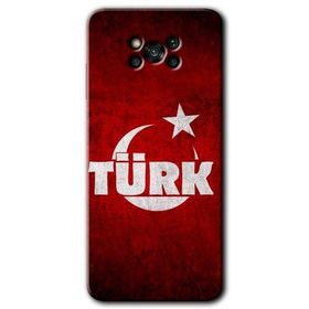 Poco X3 NFC Ayyıldız Türk Baskılı Uyumlu Silikon Kılıf