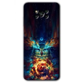 Poco X3 NFC Ballı Baykuş Baskılı Uyumlu Silikon Kılıf