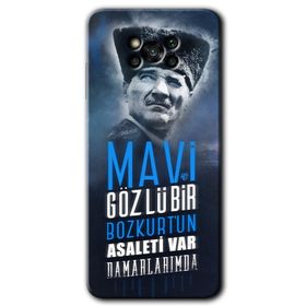 Poco X3 NFC Bezdum Da Baskılı Uyumlu Silikon Kılıf