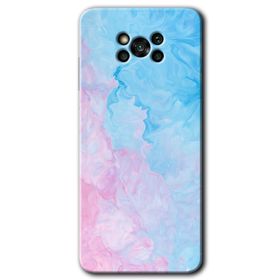 Poco X3 NFC Blue Art Baskılı Uyumlu Silikon Kılıf