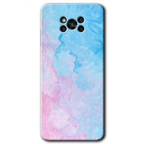 Poco X3 NFC Blue Art Baskılı Uyumlu Silikon Kılıf