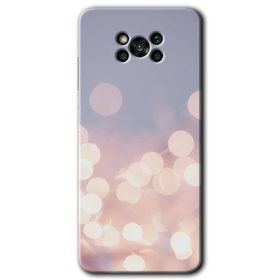 Poco X3 NFC Blur Lights Baskılı Uyumlu Silikon Kılıf