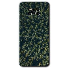 Poco X3 NFC Çam Ağacı Ormanı Baskılı Uyumlu Silikon Kılıf