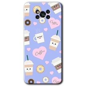 Poco X3 NFC Coffee Cake Baskılı Uyumlu Silikon Kılıf