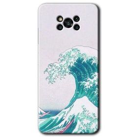 Poco X3 NFC Dalga Baskılı Uyumlu Silikon Kılıf