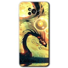 Poco X3 NFC Digital Dragon Baskılı Uyumlu Silikon Kılıf