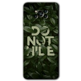 Poco X3 NFC Do Not Hide Baskılı Uyumlu Silikon Kılıf