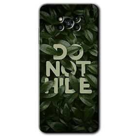Poco X3 NFC Do Not Hide Baskılı Uyumlu Silikon Kılıf