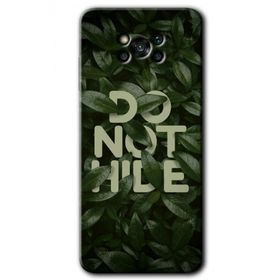 Poco X3 NFC Do Not Hide Baskılı Uyumlu Silikon Kılıf