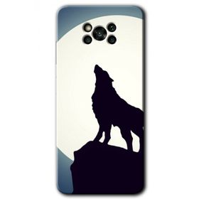 Poco X3 NFC Dolunay Bozkurt Baskılı Uyumlu Silikon Kılıf