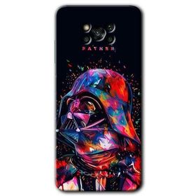 Poco X3 NFC Father Vader Baskılı Uyumlu Silikon Kılıf