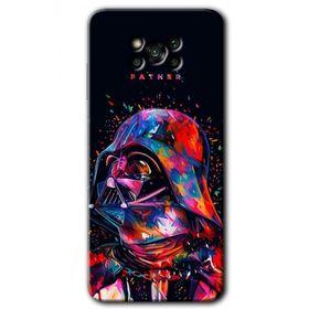 Poco X3 NFC Father Vader Baskılı Uyumlu Silikon Kılıf