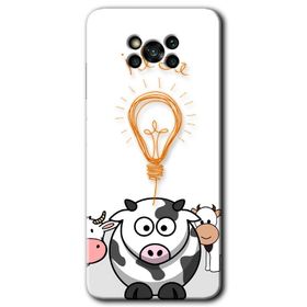 Poco X3 NFC Flash Logo Baskılı Uyumlu Silikon Kılıf