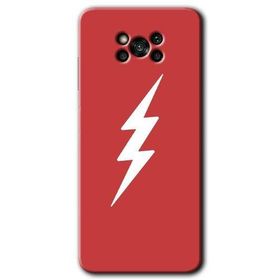 Poco X3 NFC Flash Logo Baskılı Uyumlu Silikon Kılıf