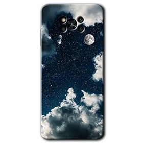Poco X3 NFC Gece Gökyüzü Baskılı Uyumlu Silikon Kılıf