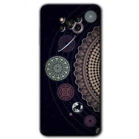 Poco X3 NFC Gezegen Döngüsü Baskılı Uyumlu Silikon Kılıf