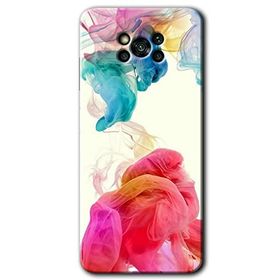 Poco X3 NFC Gökkuşağı Color Baskılı Uyumlu Silikon Kılıf
