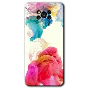 Poco X3 NFC Gökkuşağı Color Baskılı Uyumlu Silikon Kılıf