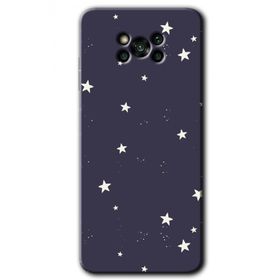 Poco X3 NFC Gökyüzü Yıldız Baskılı Uyumlu Silikon Kılıf