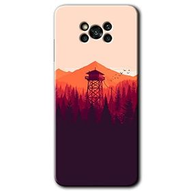 Poco X3 NFC Gözlem Kulesi Baskılı Uyumlu Silikon Kılıf