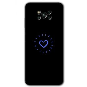Poco X3 NFC Heart Strokes Baskılı Uyumlu Silikon Kılıf