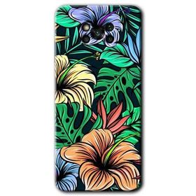 Poco X3 NFC Hibiscus Flowers Baskılı Uyumlu Silikon Kılıf