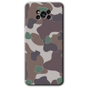 Poco X3 NFC Kamuflaj 11 Baskılı Uyumlu Silikon Kılıf
